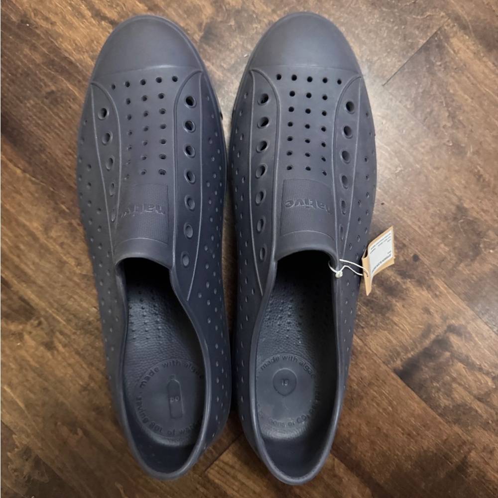 Native Shoes Men's Charcoal Slip-On Sneakers